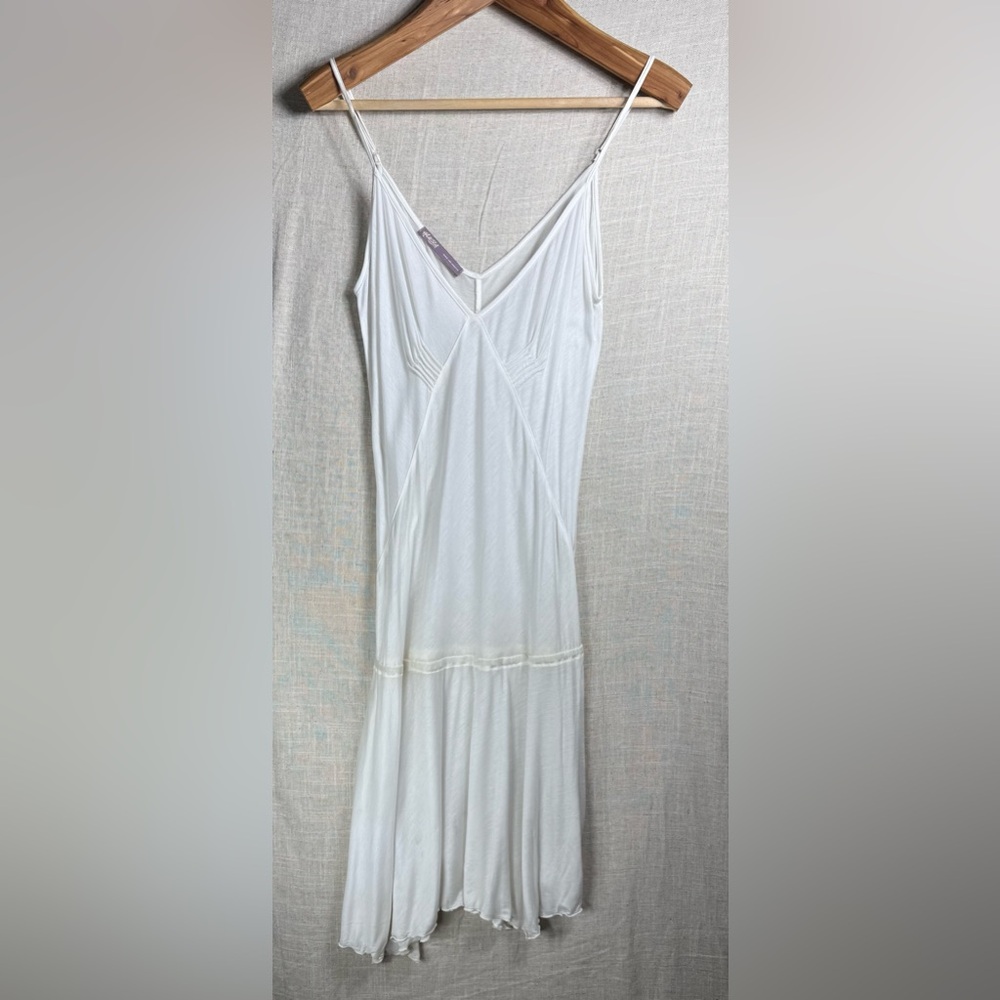Hale Bob Off-White Drop Waist Slip Dress Size S